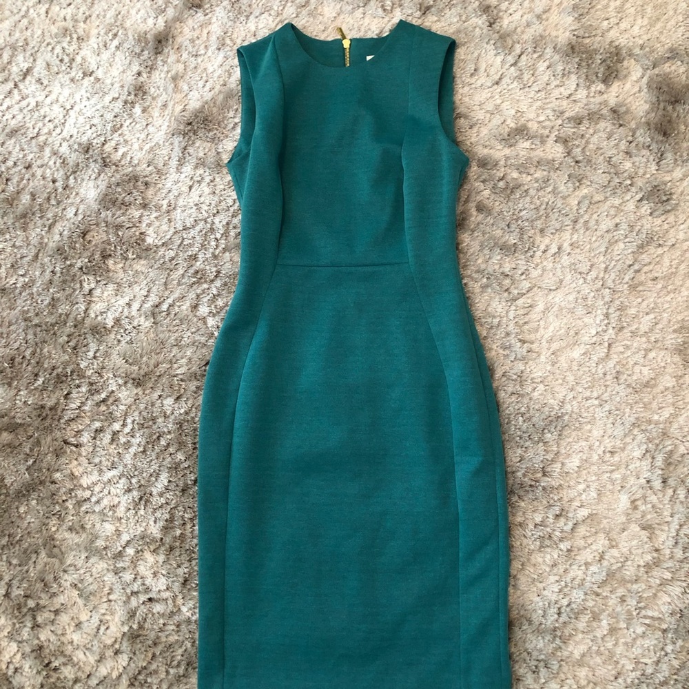 Midi dress teal